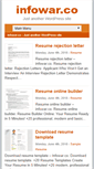 Mobile Screenshot of infowar.co