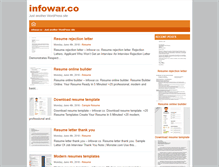 Tablet Screenshot of infowar.co